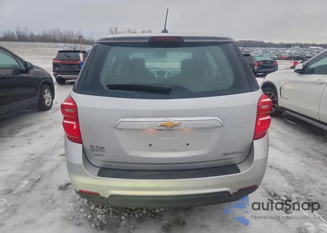 2016 Chevrolet Equinox Ls from USA, damaged, VIN 2GNFLEEK7G6265337